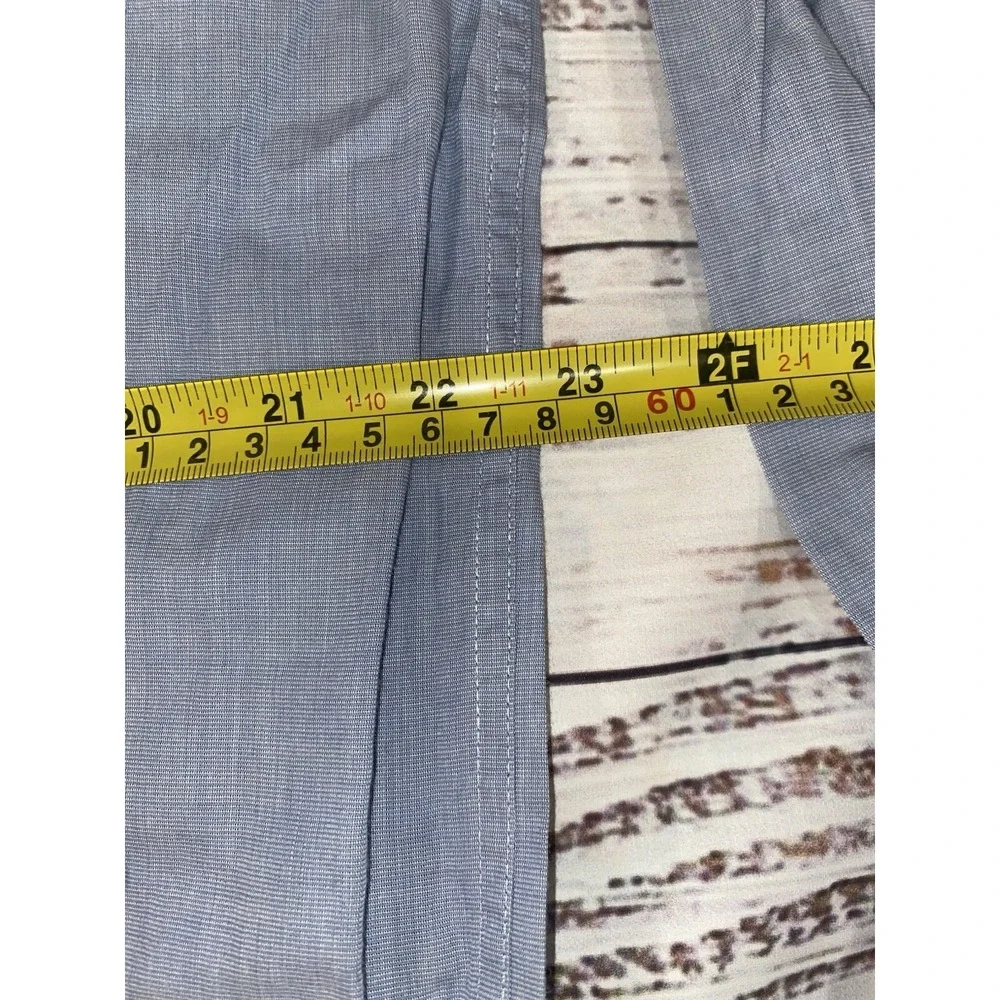 Banana Republic Mens Blue Shirt  L Button Up Relaxed Fit